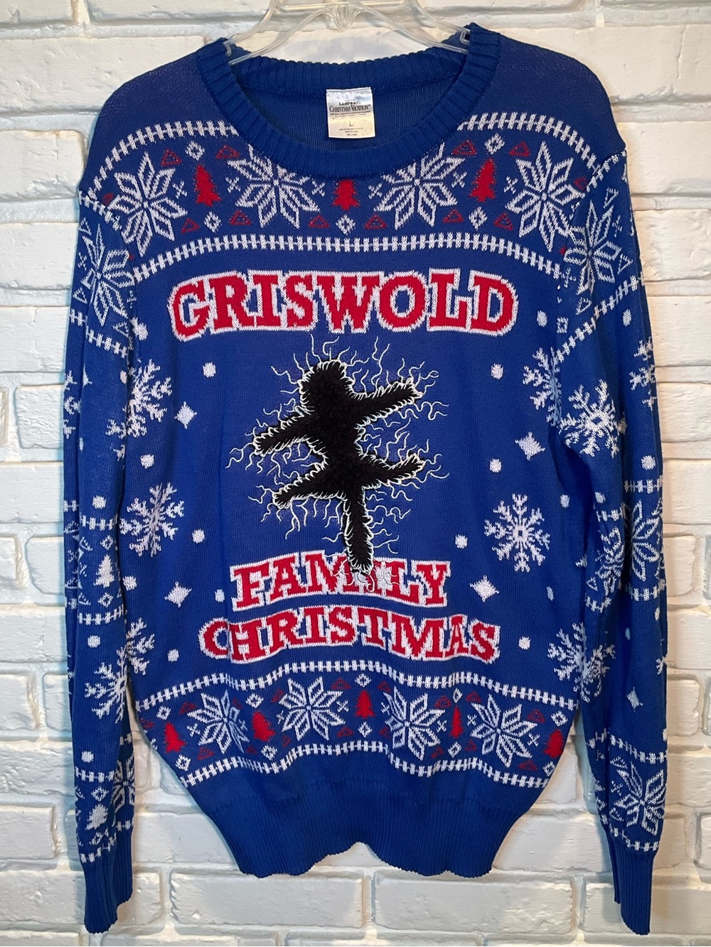 Ugly Christmas Sweater Christmas Vacation themed unisex large - Picture 1 of 6